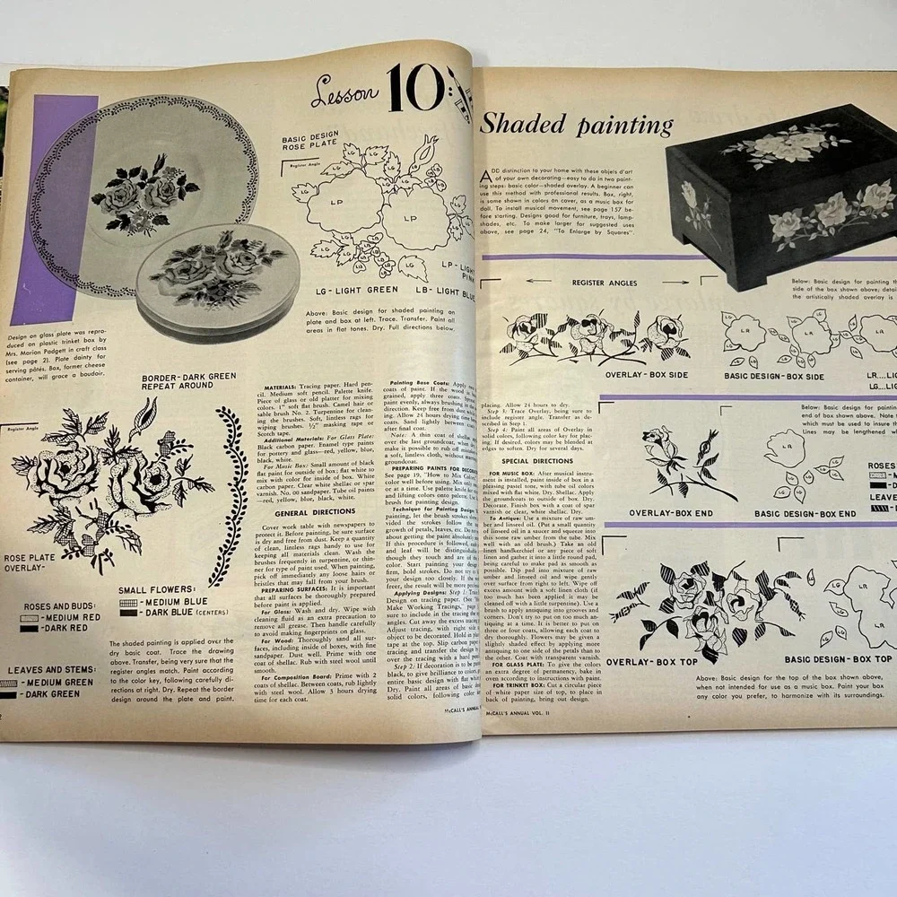 Vintage 1951 Mccalls‎ Needlework & Crafts Annual Volume II Magazine